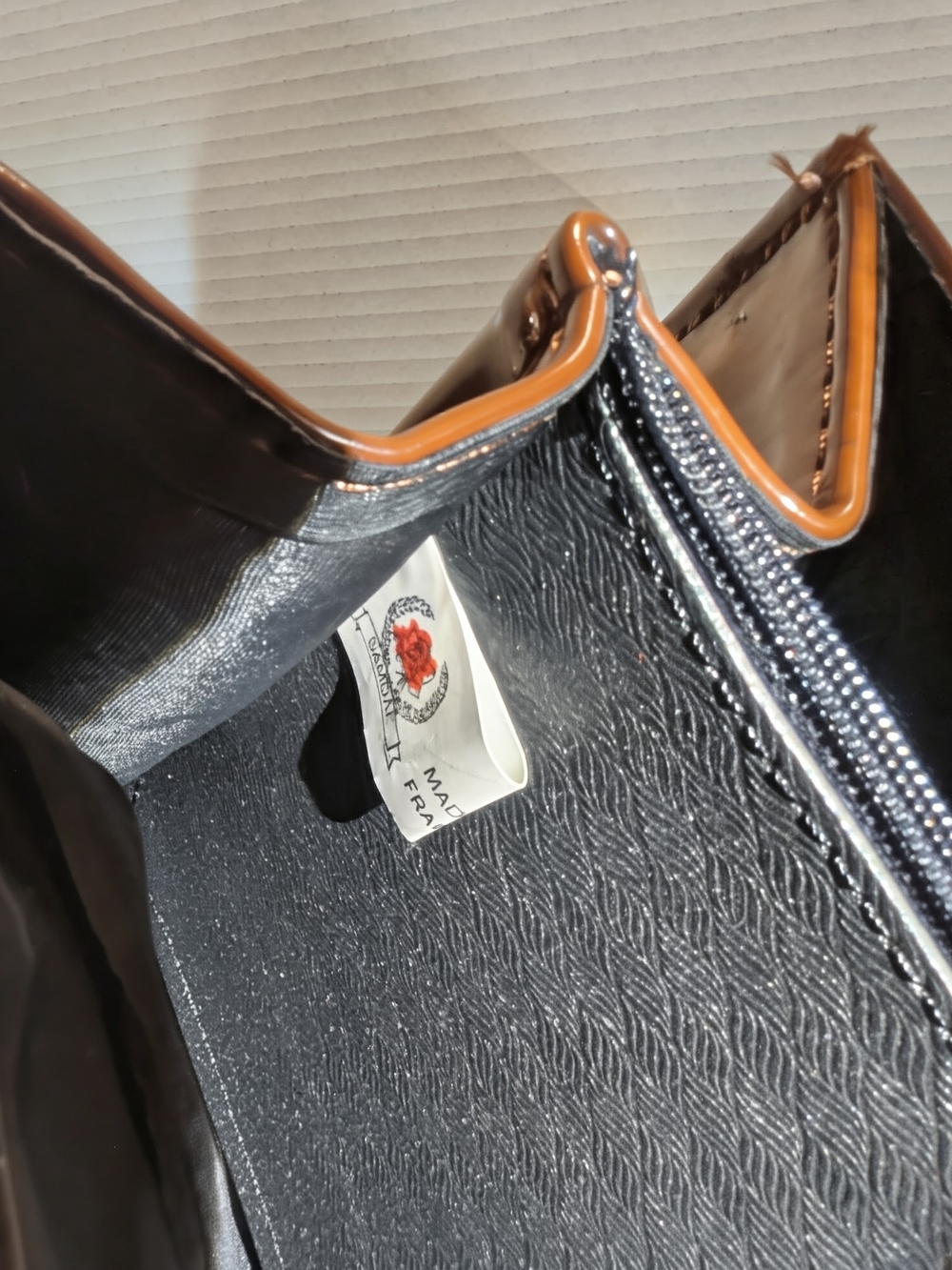 Vintage Italian Collection Le Rosa Leather Top Handle Bag - Picture 14 of 14